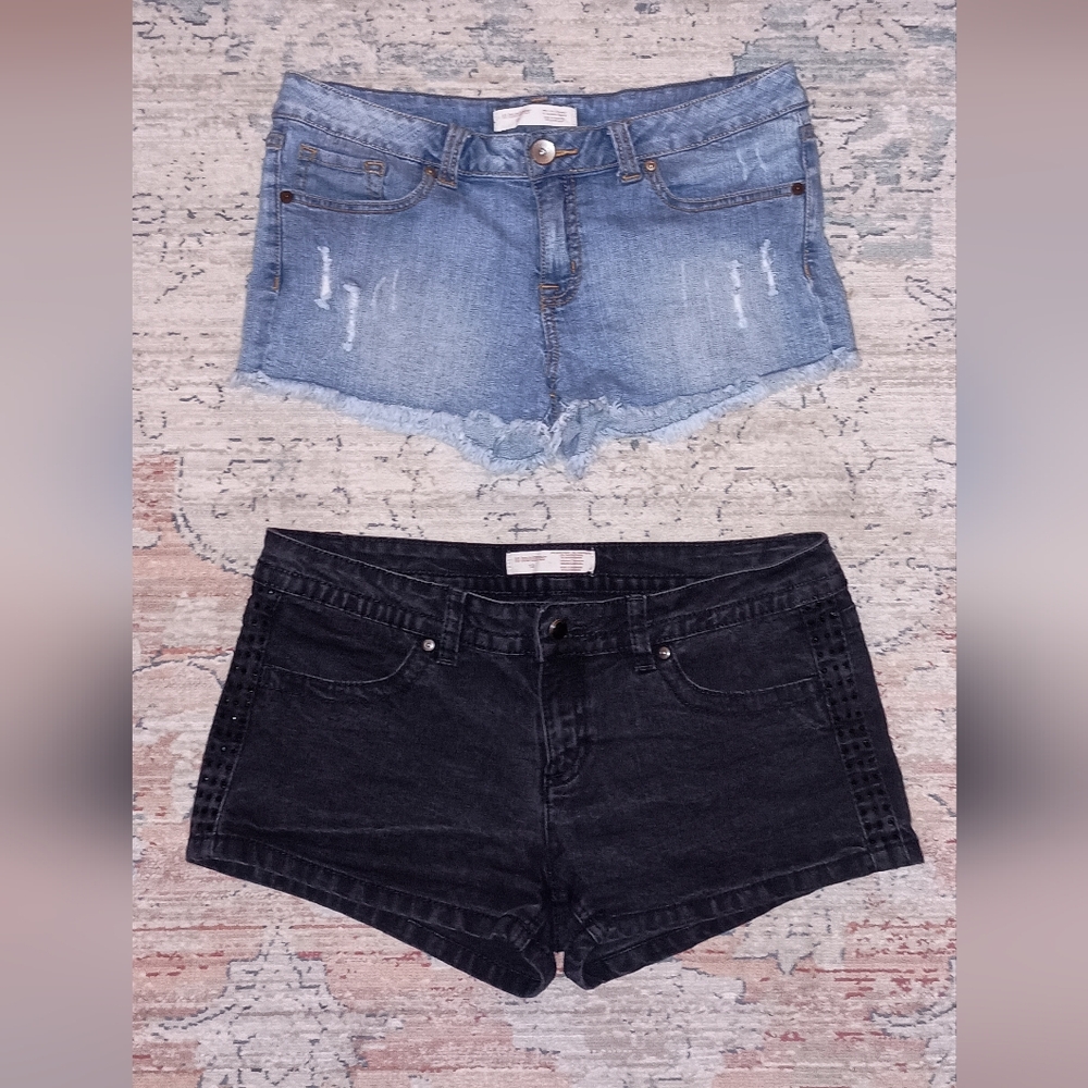 No Boundaries VTG Y2K lower Rise Short Shorts Size 13